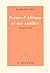 Poètes d'Afrique et des Antilles d'expression française: De la naissance à nos jours