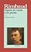 Opere in versi e in prosa by Arthur Rimbaud Opere in versi e in prosa by Arthur Rimbaud