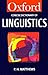 The Concise Oxford Dictionary Of Linguistics (Oxford Paperback Reference)