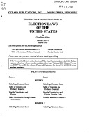 Election laws of the United States