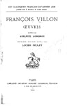 Oeuvres by François Villon