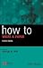 How to Write a Paper (HOW - How To)