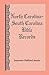 North Carolina -- South Carolina Bible Records