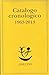 Catalogo cronologico 1963-2013