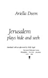 Jerusalem Plays Hide and Seek