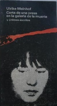 Carta de una presa en la galería de la muerte