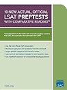 10 New Actual, Official LSAT Preptests with Comparative Reading by Law School Admission Council