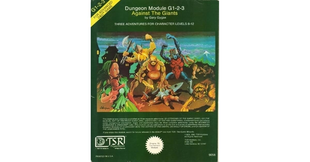 Against the Giants by Gary Gygax