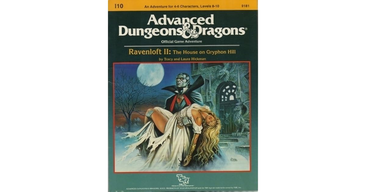 Ravenloft II The House on Gryphon Hill by Tracy Hickman