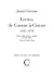 Lettres de Guerne à Cioran