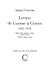 Lettres de Guerne à Cioran