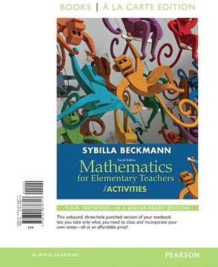 Mathematics for Elementary Teachers with Activities