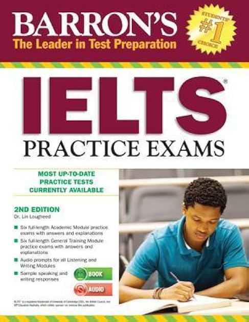 Barron's IELTS Practice Exams with Audio CDs: International English Language Testing System