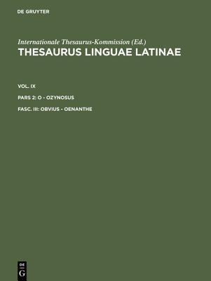 obvius - oenanthe (Latin Edition)