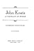 John Keats: A Portrait in Words