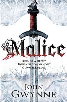 Portada de Malice, de John Gwynne
