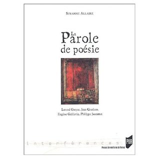 La Parole de poésie (Paperback)