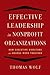 Effective Leadership for No...