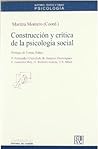 Construcción y crítica de la psicología social