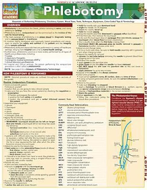 Phlebotomy (Quick Study Academic)