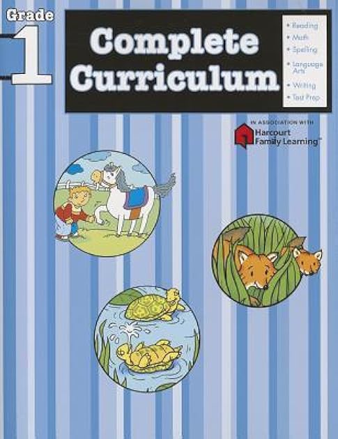 Complete Curriculum: Grade 1 (Flash Kids Harcourt Family Learning)