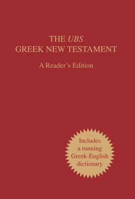 The UBS Greek New Testament, Reader's Edition