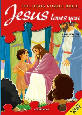 Jesus Loves You - Jesus Puzzle Book Bible - Bible Games - Bible Story Book for Children - Padded Hard Cover - Board Book