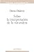 Sobre la interpretación de la naturaleza