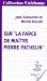 Sur la farce de "Maitre Pat...