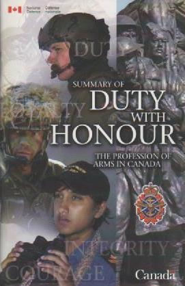 Summary of Duty With Honour: The Profession of Arms in Canada