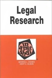 Legal Research (NUTSHELL SERIES)