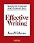 Effective Writing Teacher's Manual by Jean Withrow