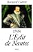1598. L'édit de Nantes. Pour en finir avec les guerres de rel... by Bernard Cottret