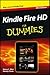 Kindle Fire HD for Dummies
