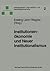 Institutionenökonomie und N...