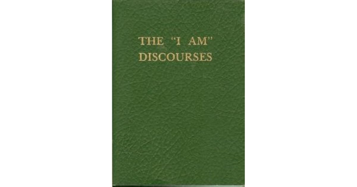 The "I am" discourses by Comte de SaintGermain