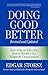 Doing Good Better: How to be an Effective Board Member of a Nonprofit Organization