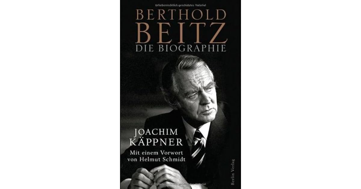 Beitz Berthold Beitz: Die Biographie by Joachim Käppner