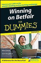 Winning on Betfair For Dummies (Paperback)