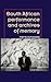 South African Performance and Archives of Memory (Theatre: Theory-Practice-Performance)
