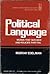 Political language: Words that succeed and policies that fail (Institute for Research on Poverty monograph series)