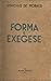 Forma e exegese