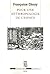 Pour une anthropologie de l'espace by Françoise Choay