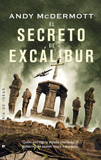 Portada de El Secreto de Excalibur, de Andy McDermott
