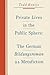 Private Lives in the Public Sphere: The German Bildungsroman as Metafiction