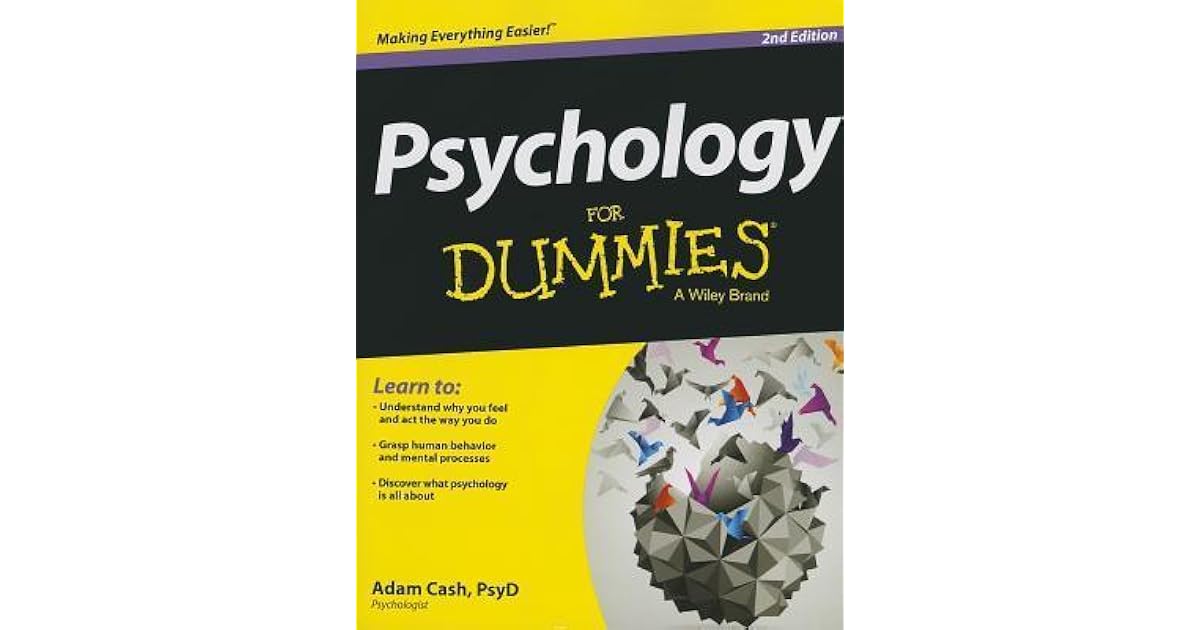 Psychology For Dummies by Adam Cash