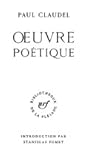 Paul Claudel : Oeuvre poétique Claudel, Paul