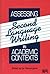 Assessing Second Language Writing in Academic Contexts: (Writing Research)