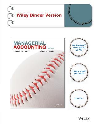 Managerial Accounting (Loose Leaf)