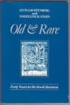 Old and Rare : Thirty Years in the Book Business
